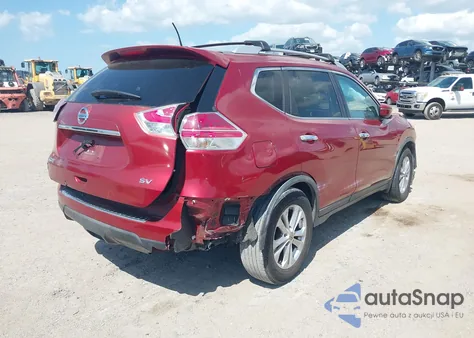 2016 Nissan Rogue Sv z USA, uszkodzony, nr VIN KNMAT2MTXGP658261